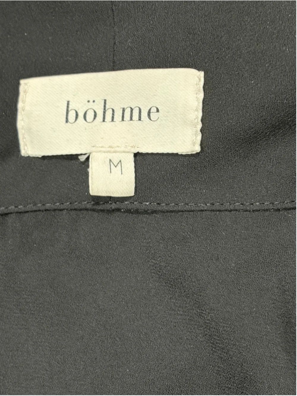 15. Women's Böhme Black Blouse Size M - Picture 6 of 8